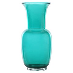 Venini Opalino 706.22 Medium - Paraiba - Murano Glass Vase - Damiani