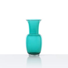 Venini Opalino 706.24 Large - Paraiba - Murano Glass Vase - Damiani