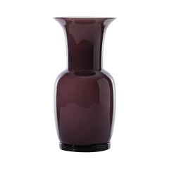 Venini Opalino 706.24 Large - Viola - Murano Glass Vase - Damiani