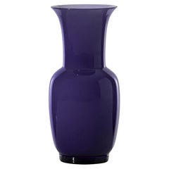 Venini Opalino 706.38 Small – Indaco – Murano Glass Vase – Damiani