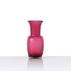 Venini Opalino 706.38 Small Magenta - Glass Vase - Damiani