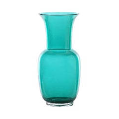 Venini Opalino 706.38 Small - Paraiba - Murano Glass Vase - Damiani