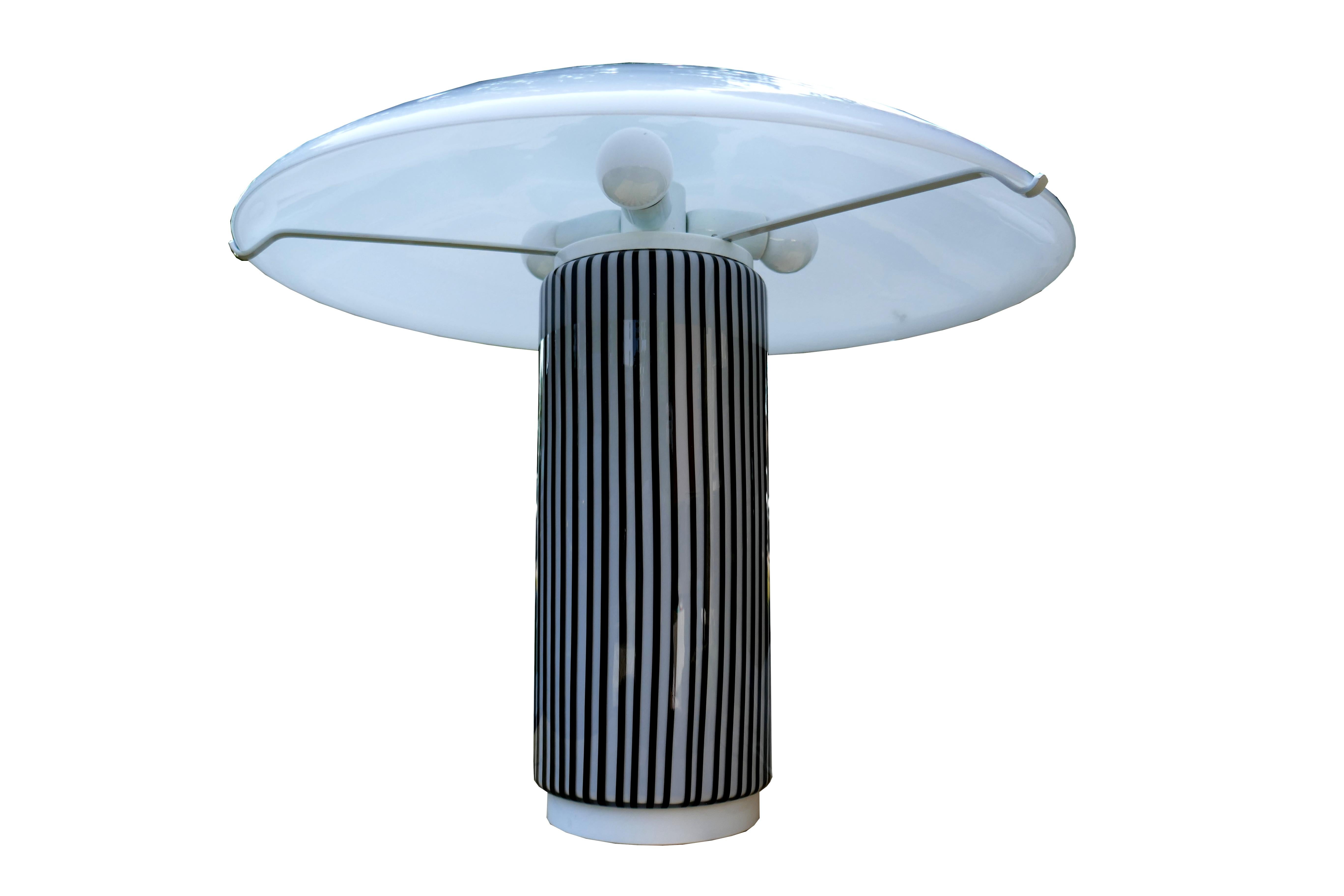 Murano Glass Venini or Effetre Tagliapietra table lamp For Sale