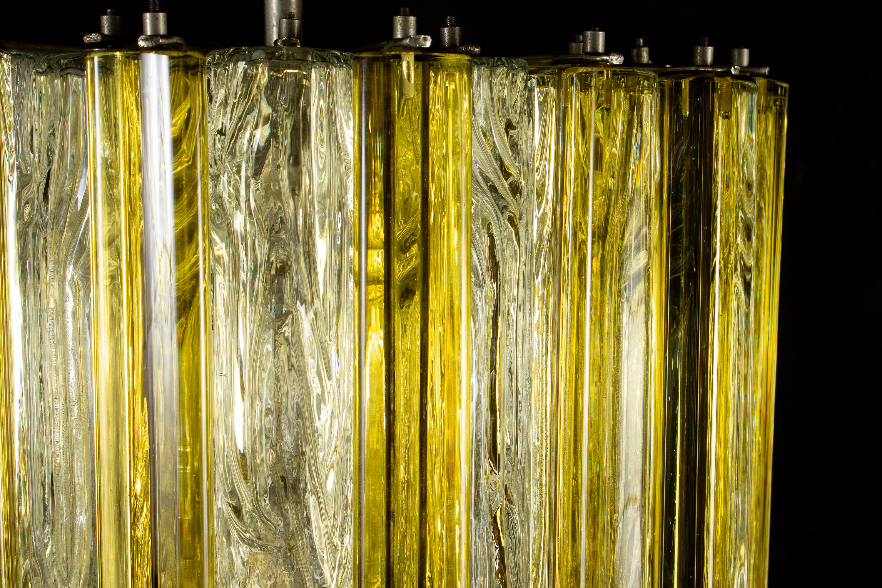 Lámpara o Farol Venini Original Tronchi y Triedi de Oro,  Murano 1960 Moderno de mediados de siglo en venta