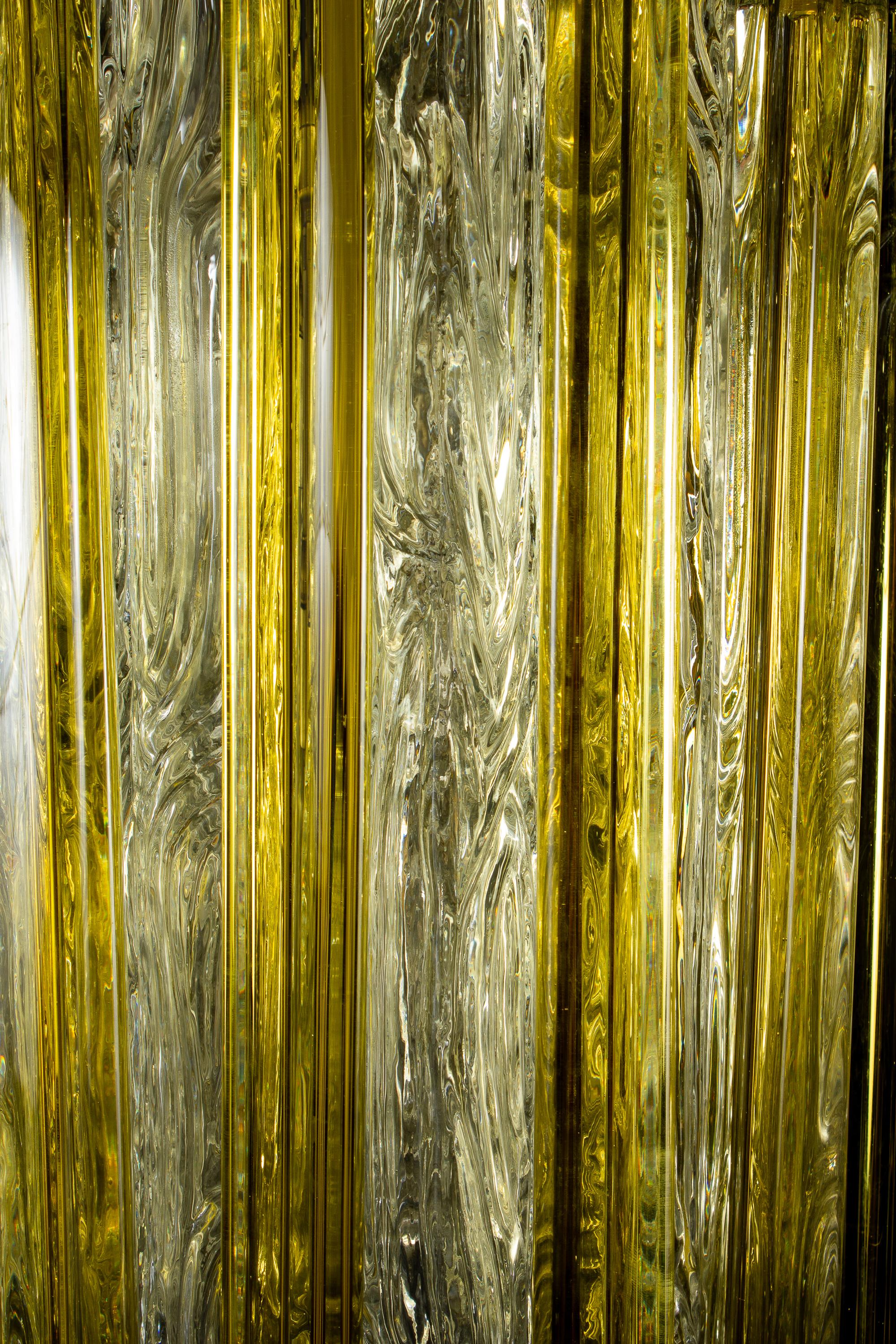 Lámpara o Farol Venini Original Tronchi y Triedi de Oro,  Murano 1960 en Excelente estado para la venta en Rome, IT