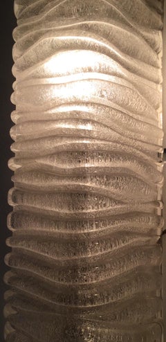 Venini Pair of Sconces Murano Glass Brass, 1940