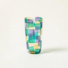 Venini Pezzato Alto 704.04 Glasvase - Design Fulvio Bianconi - Damiani