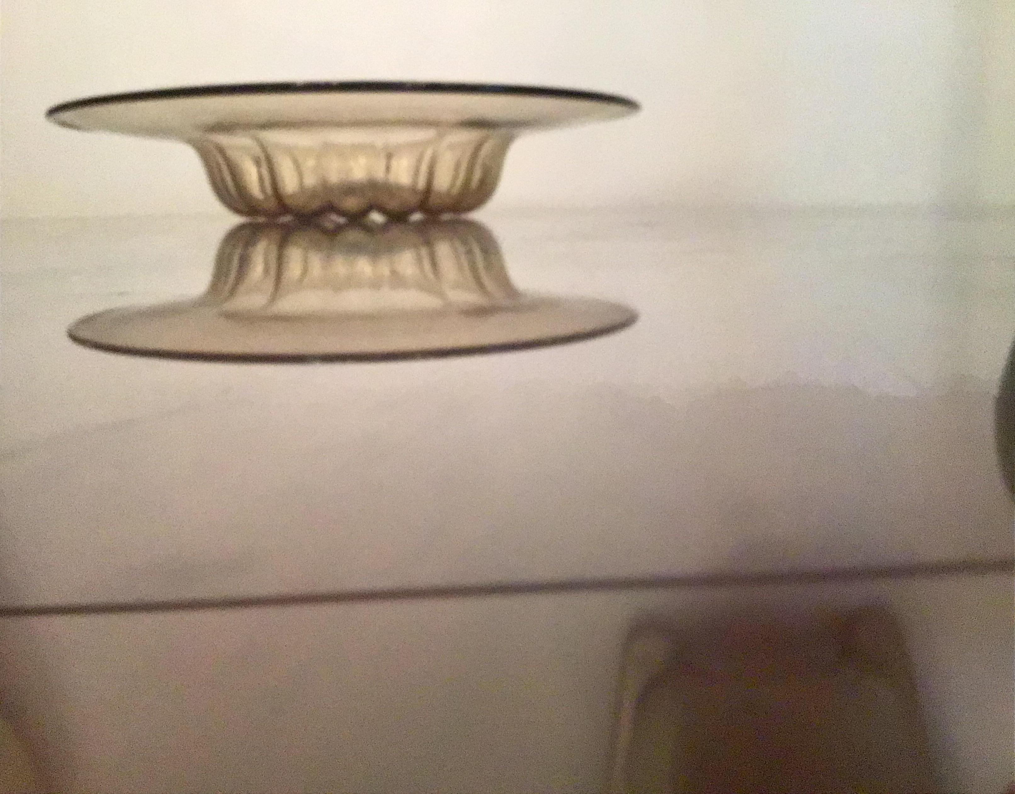 Venini Plate Murano Glass with Gold 7