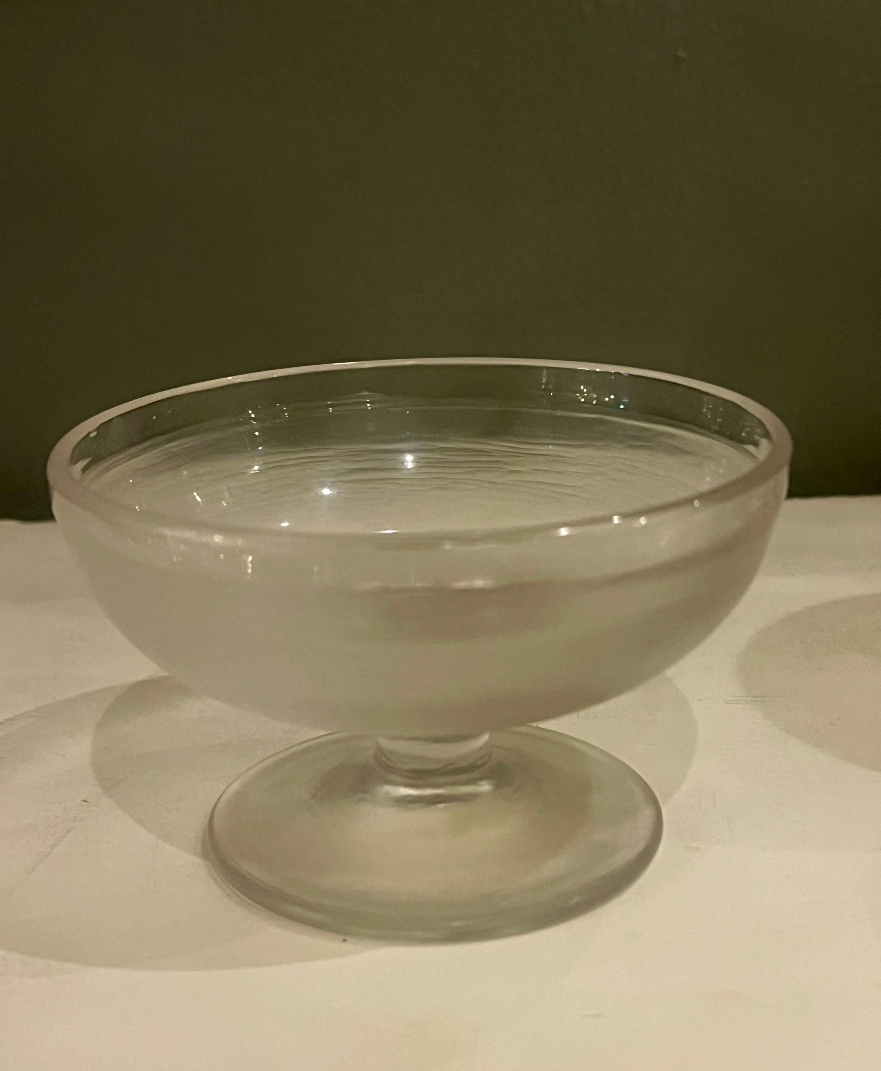 Venini Rare High Society Inciso Shebert Glasses Set of 4 Italiano en venta