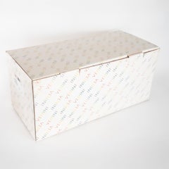 VENINI rare tall vase Dorici Red Murano Glass, Signed 2005, handmade in Italy