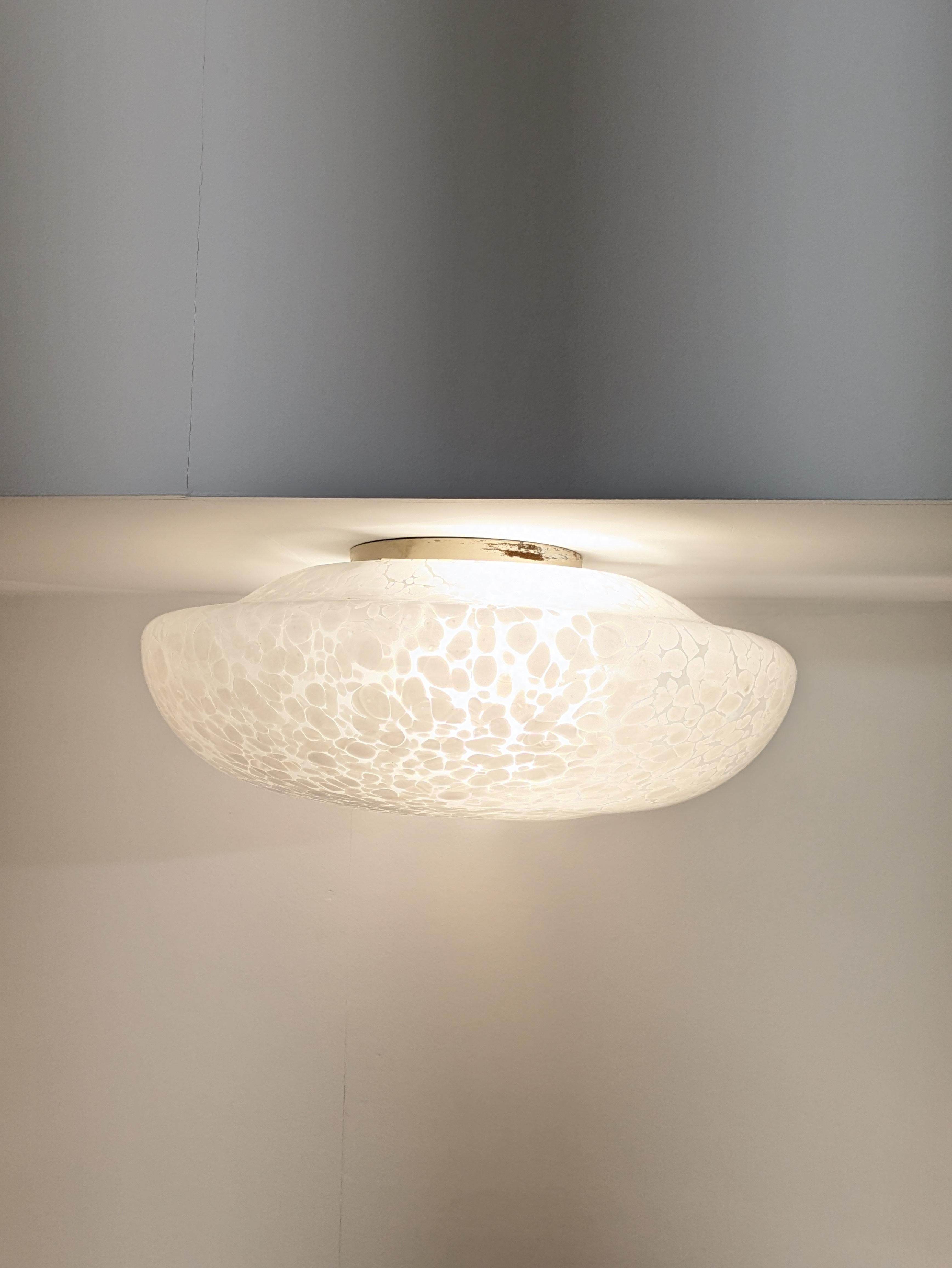Venini SAS montatura da soffitto, vetro italiano di Murano 1960 in vendita 5