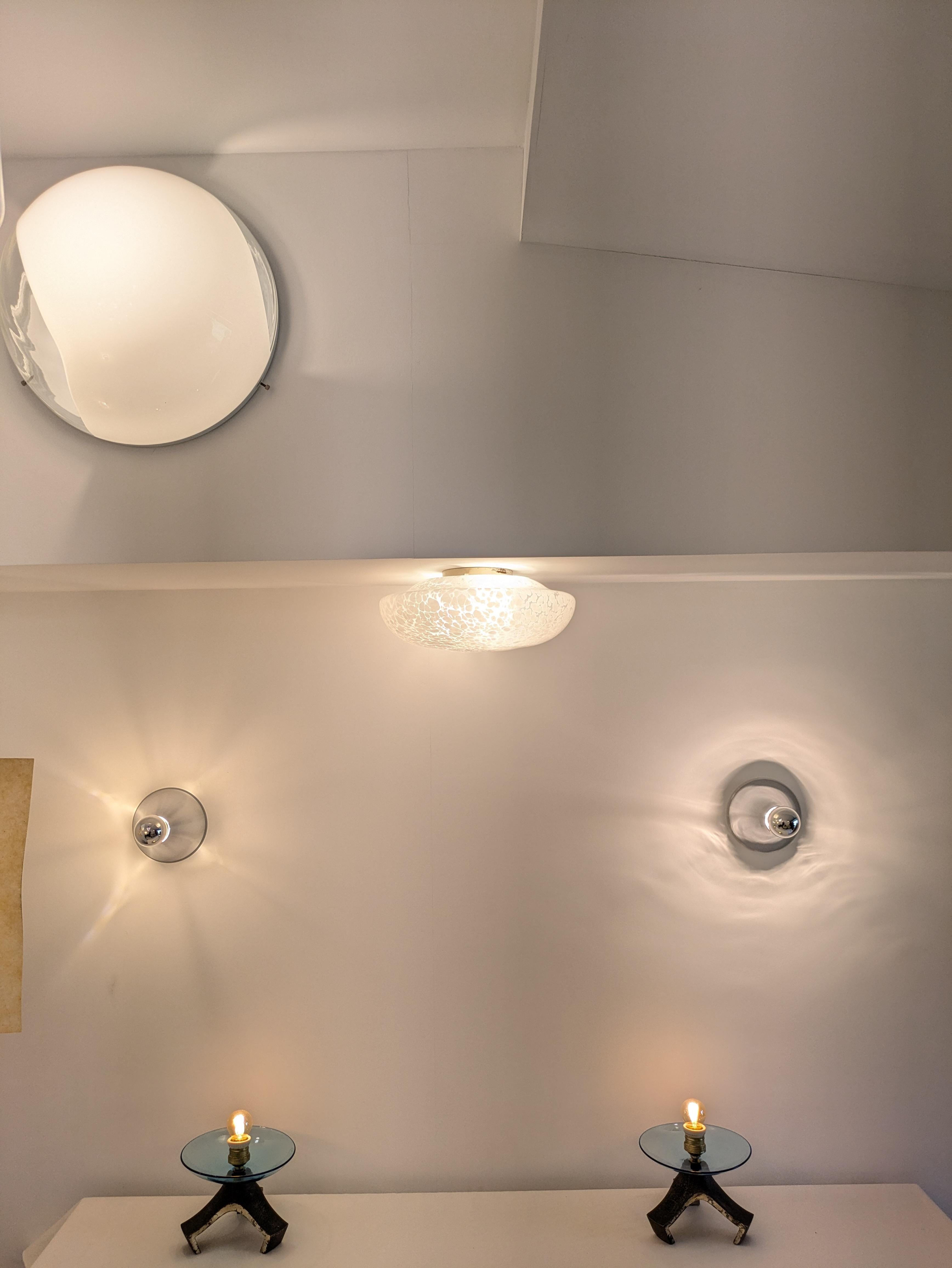 Venini SAS montatura da soffitto, vetro italiano di Murano 1960 In condizioni buone in vendita a Saint-Ouen-sur-Seine, FR