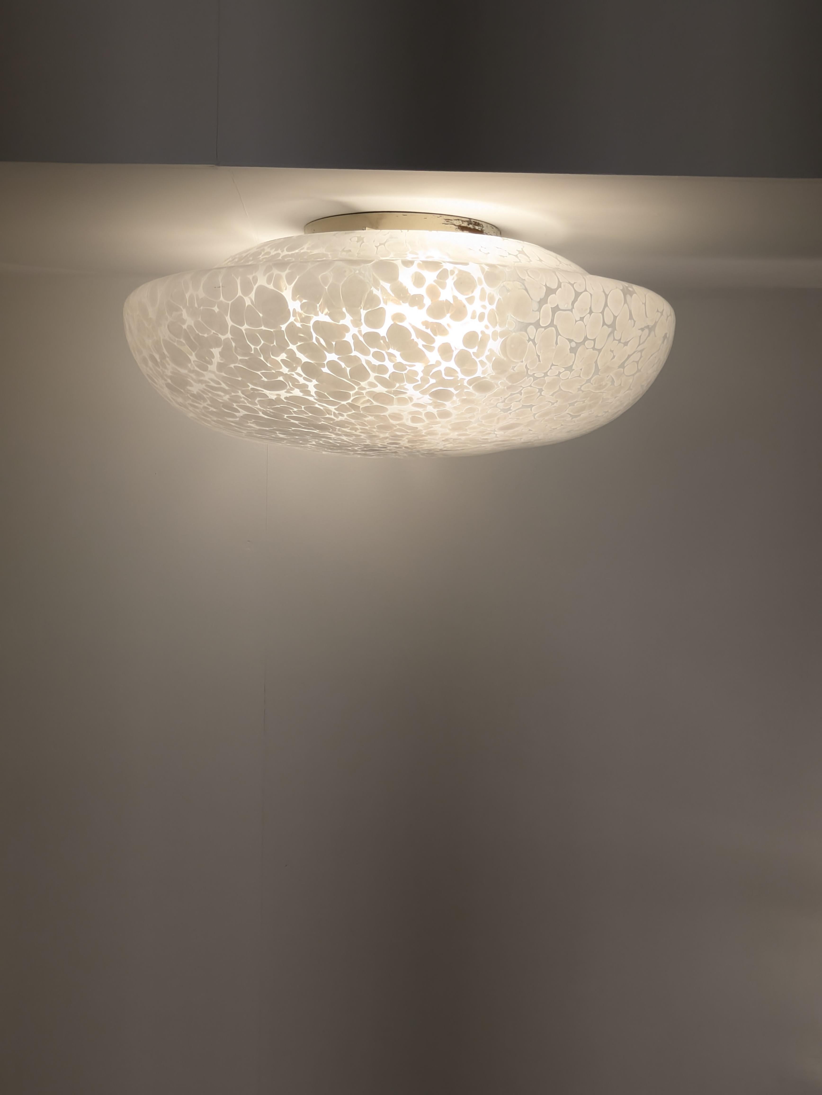 Metà XX secolo Venini SAS montatura da soffitto, vetro italiano di Murano 1960 in vendita