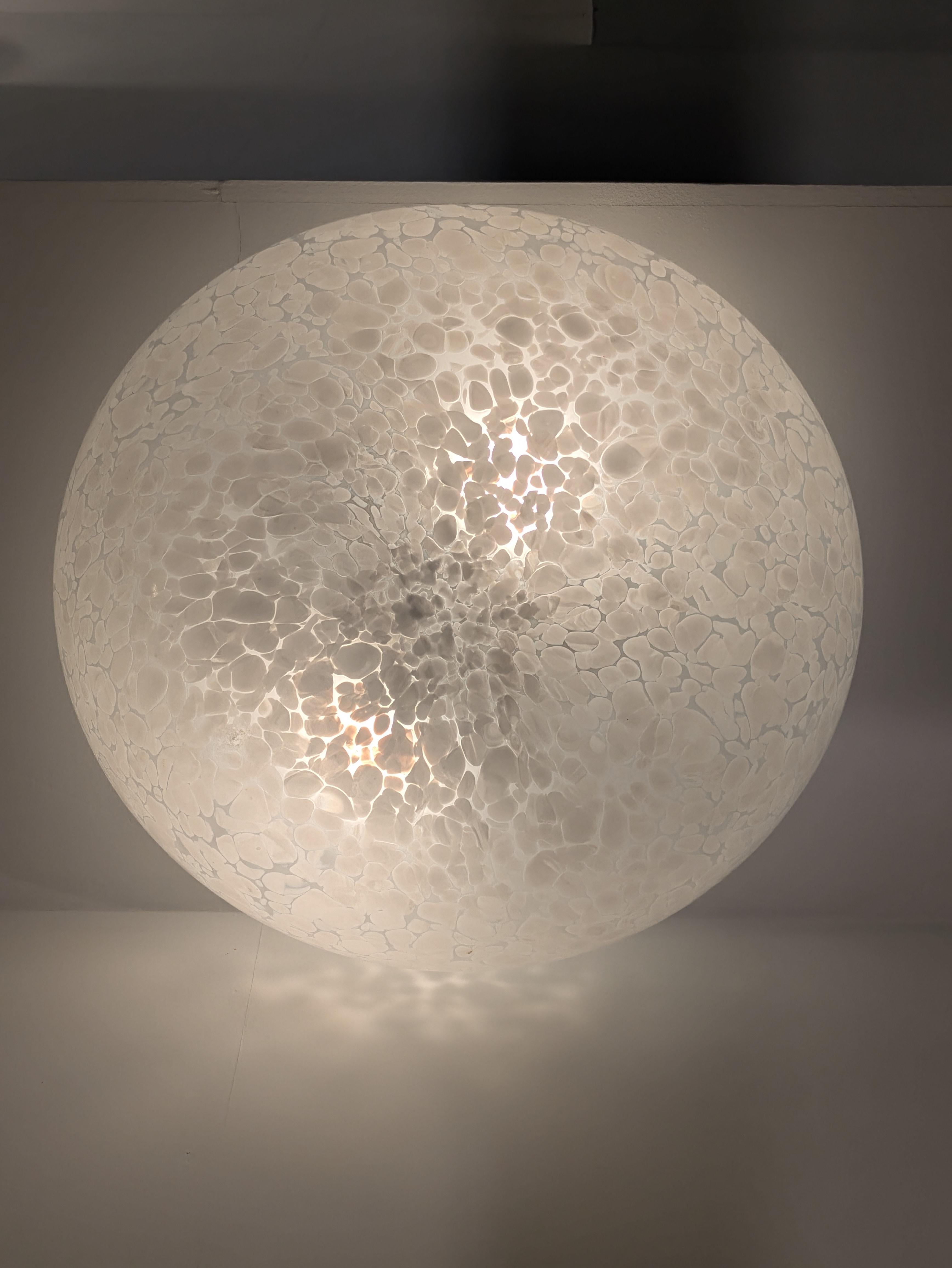 Vetro Venini SAS montatura da soffitto, vetro italiano di Murano 1960 in vendita