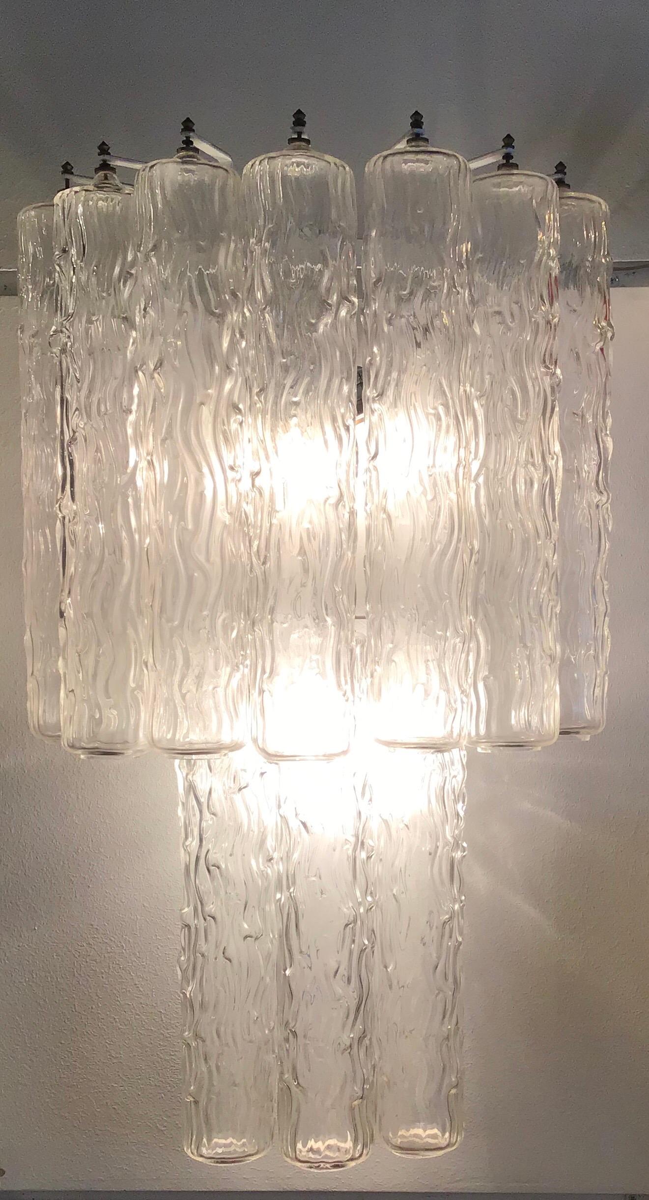 Venini Sconces Murano Glass Metal, 1955, Italy For Sale 1