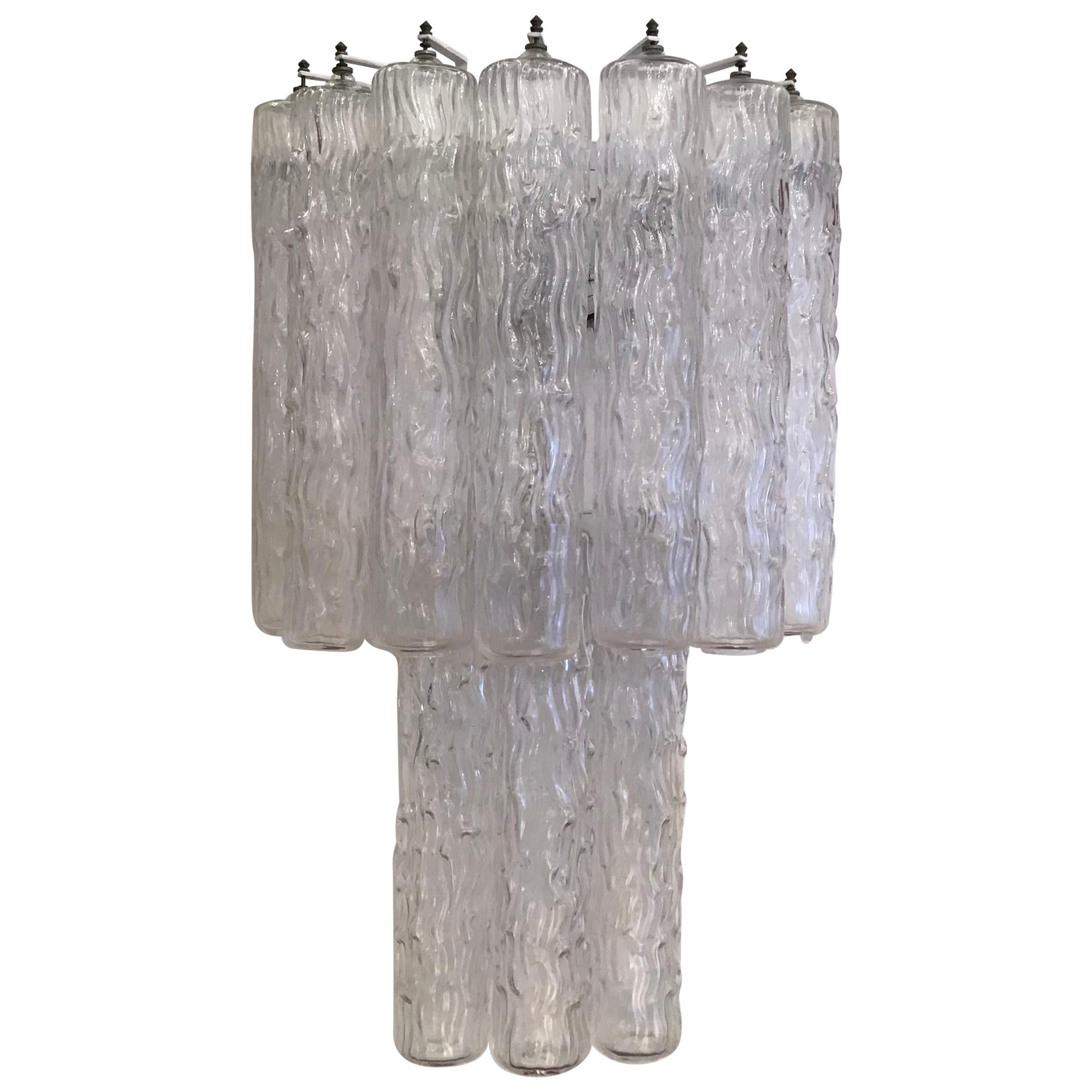 Venini Sconces Murano Glass Metal, 1955, Italy