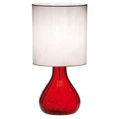 Venini Seltz Small Table Light in Red by Rodolfo Dordoni