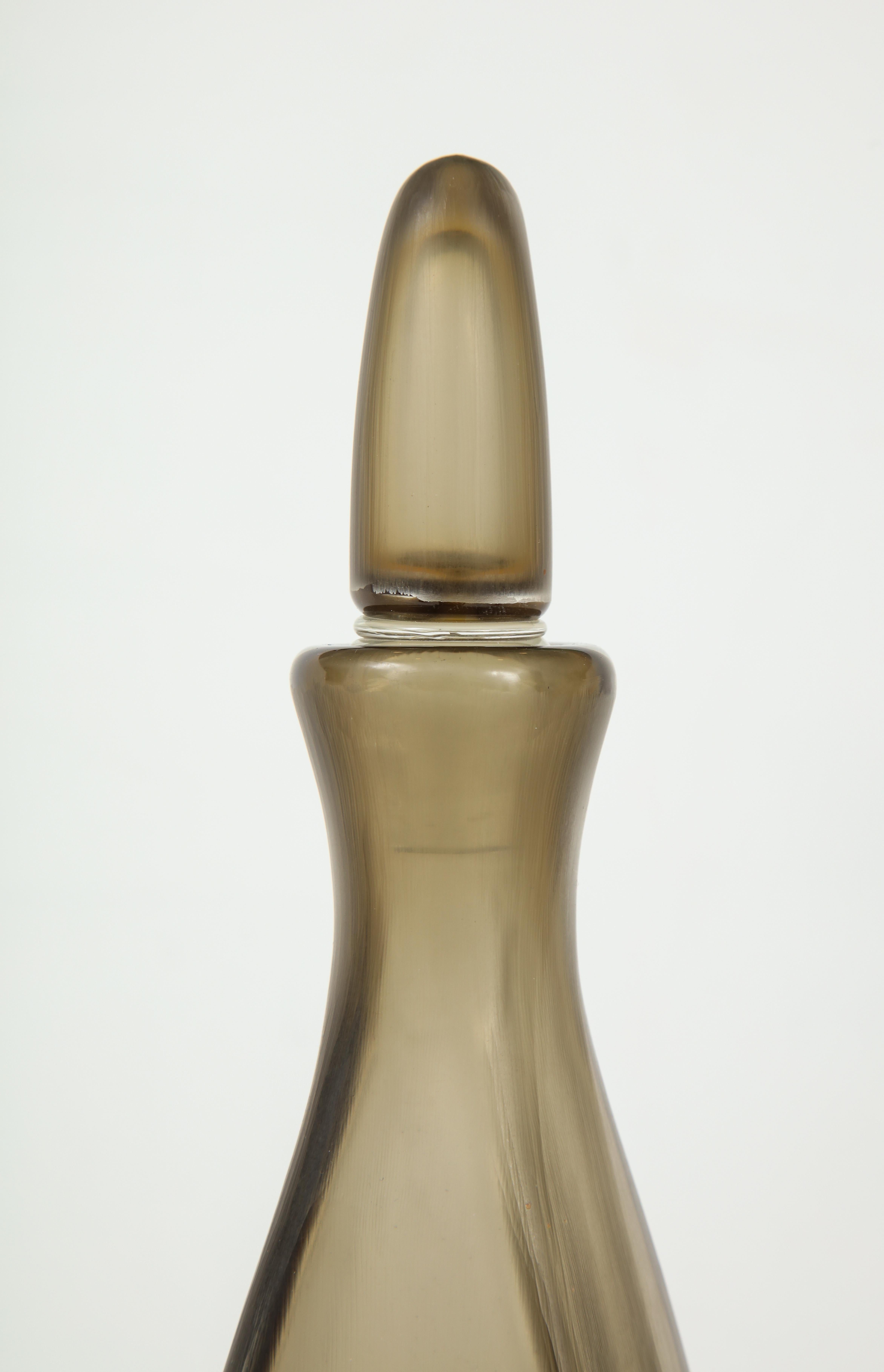Venini Set of Three Bottles with Stoppers 6
