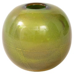 Vintage Venini Sommersi Oro Vase, Italy, 1990