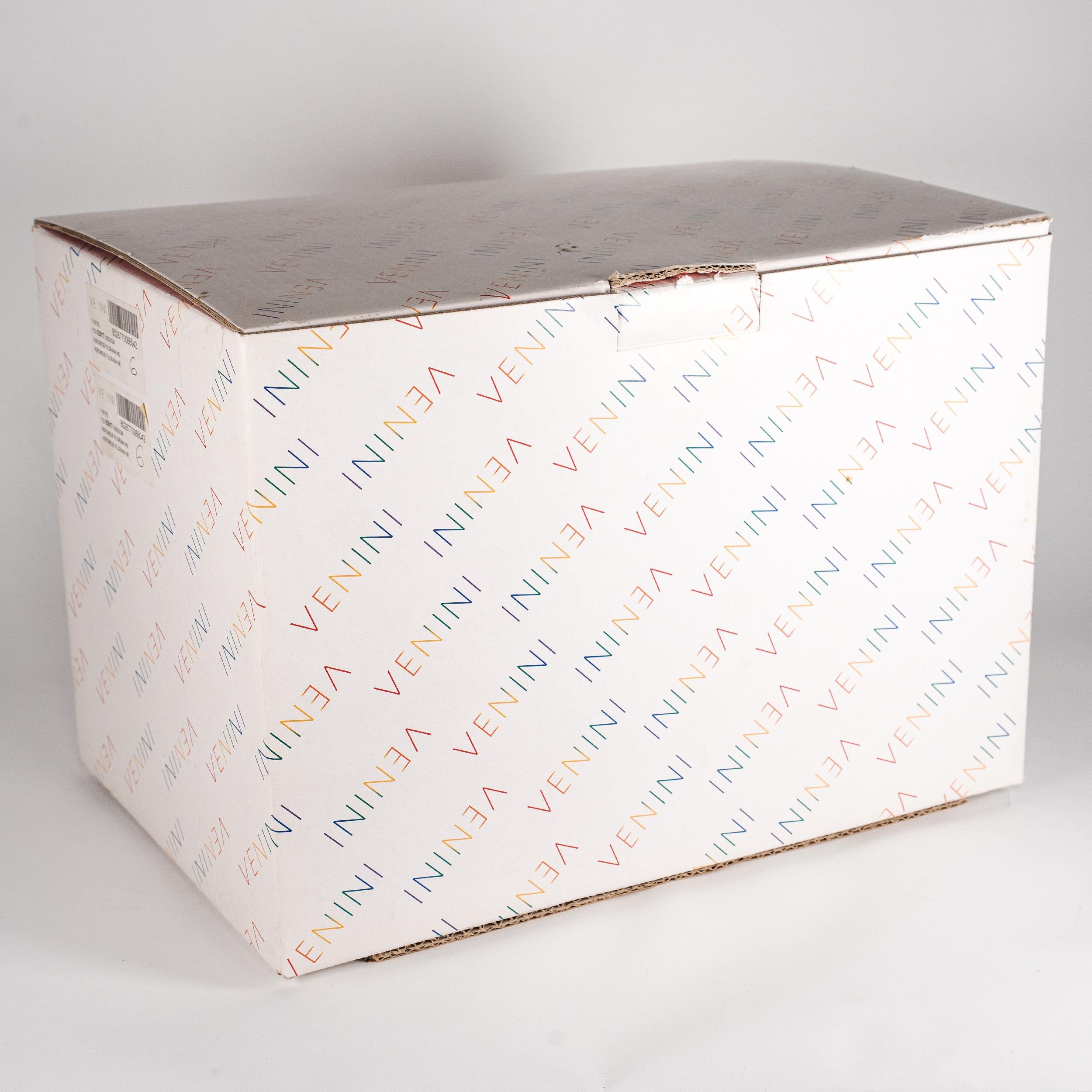 Venini vaso speciale Veronese nero Filigrana Vetro di Murano Edizione Limitata. 6/99 2013 in vendita 4