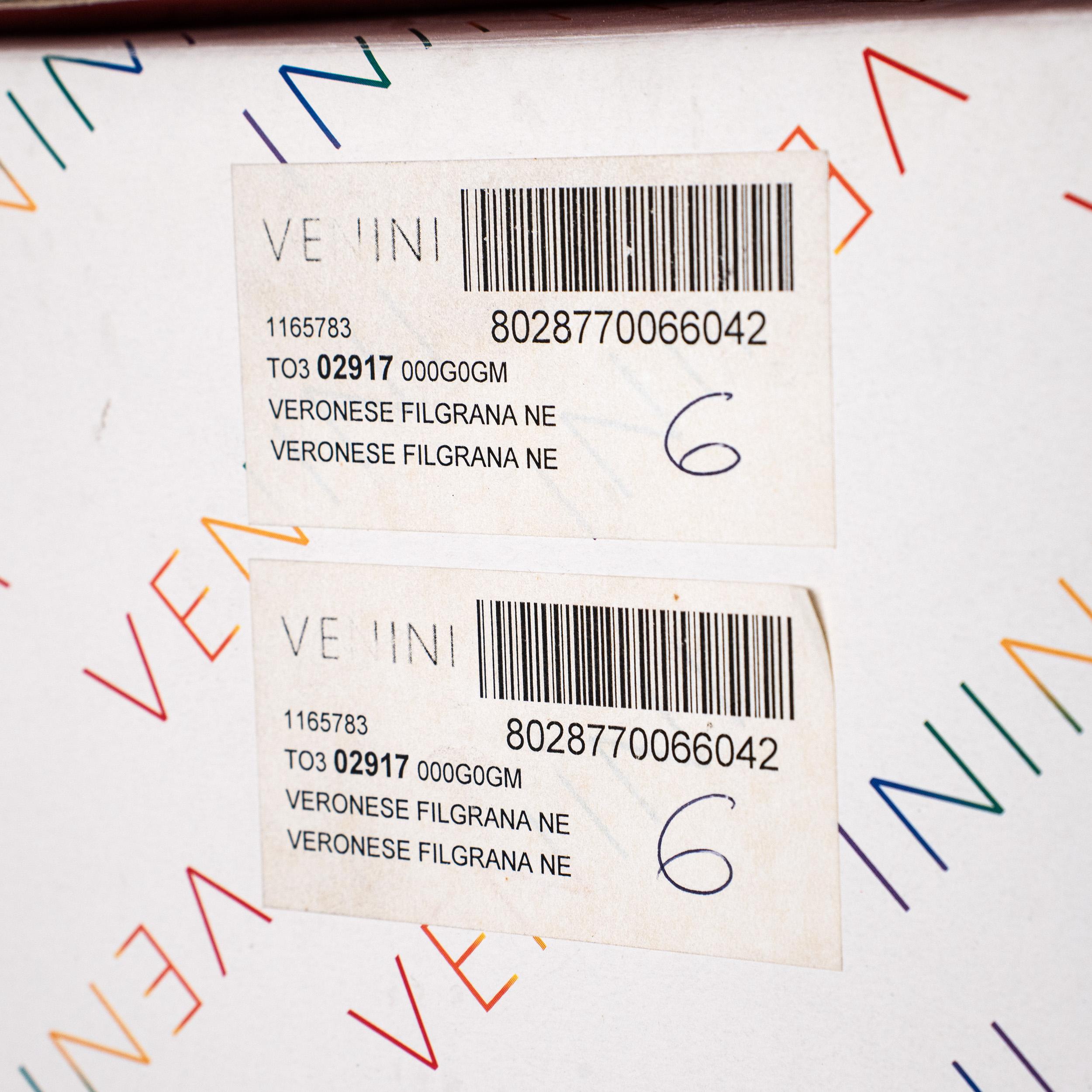 Venini vaso speciale Veronese nero Filigrana Vetro di Murano Edizione Limitata. 6/99 2013 In condizioni ottime in vendita a Venezia, IT