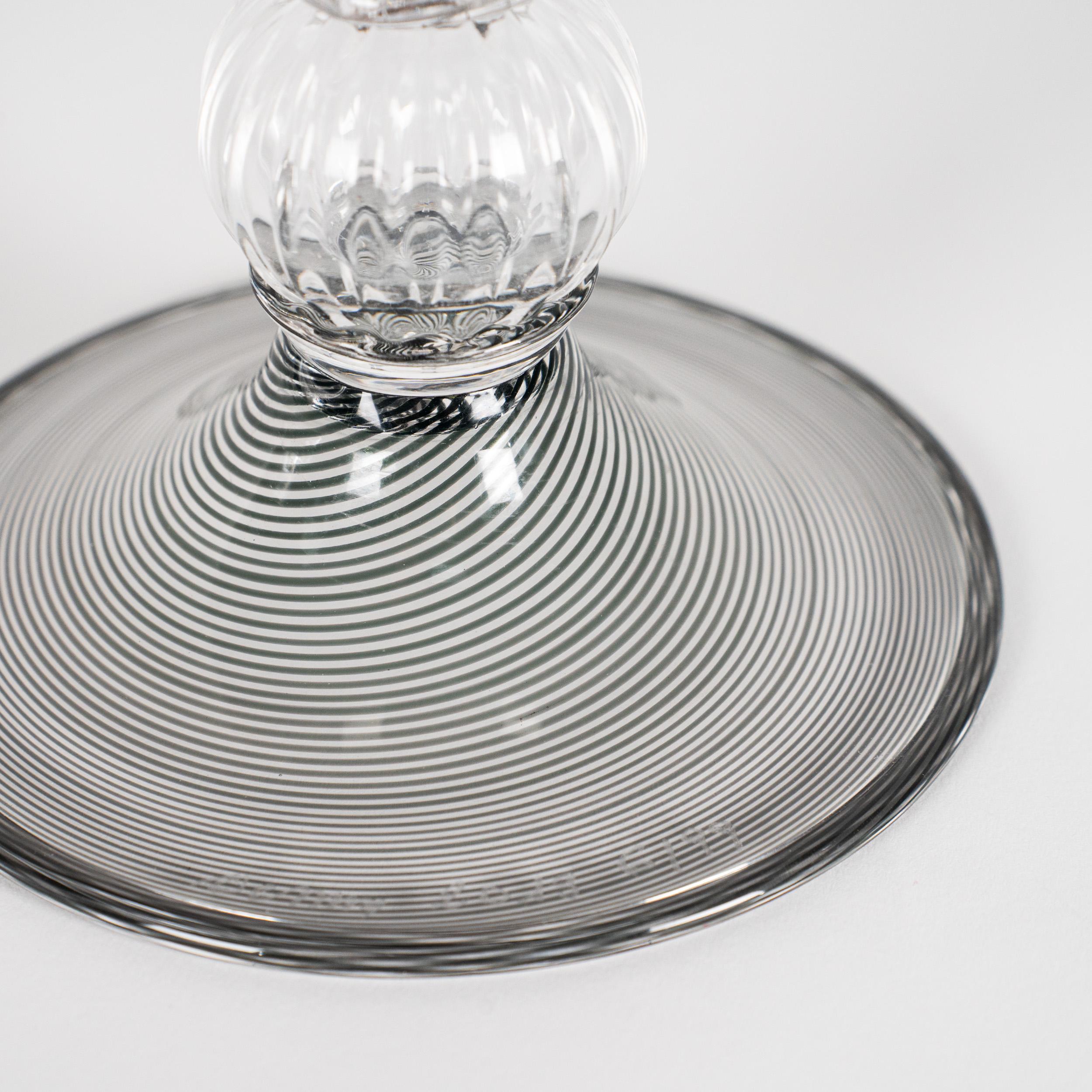 Venini vaso speciale Veronese nero Filigrana Vetro di Murano Edizione Limitata. 6/99 2013 in vendita 2