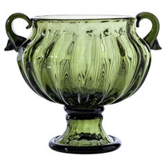 Venini Spring Renaissance 782.50 Apple green Glass Vase - Emily Avenson Damiani