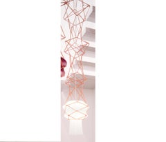 Venini Stelle Filanti Pendant Light in Milk White by Atelier Oï