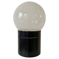 Lampe de table en verre strié Venini, vers 1960, Italie.