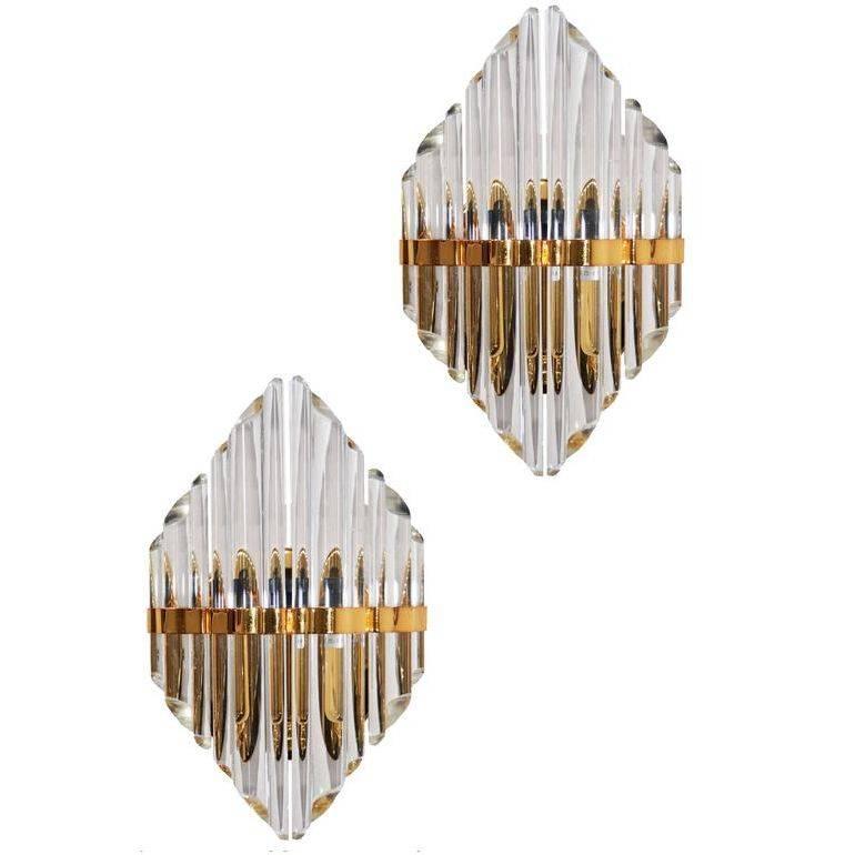 Venini Style Pair of Sconces