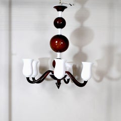 Venini Suspension Lamp a Variant of Model N. 99.41 Gio Ponti