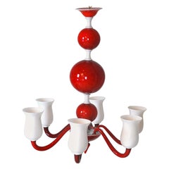 Venini Suspension Lamp a Variant of Model N. 99.41 Gio Ponti