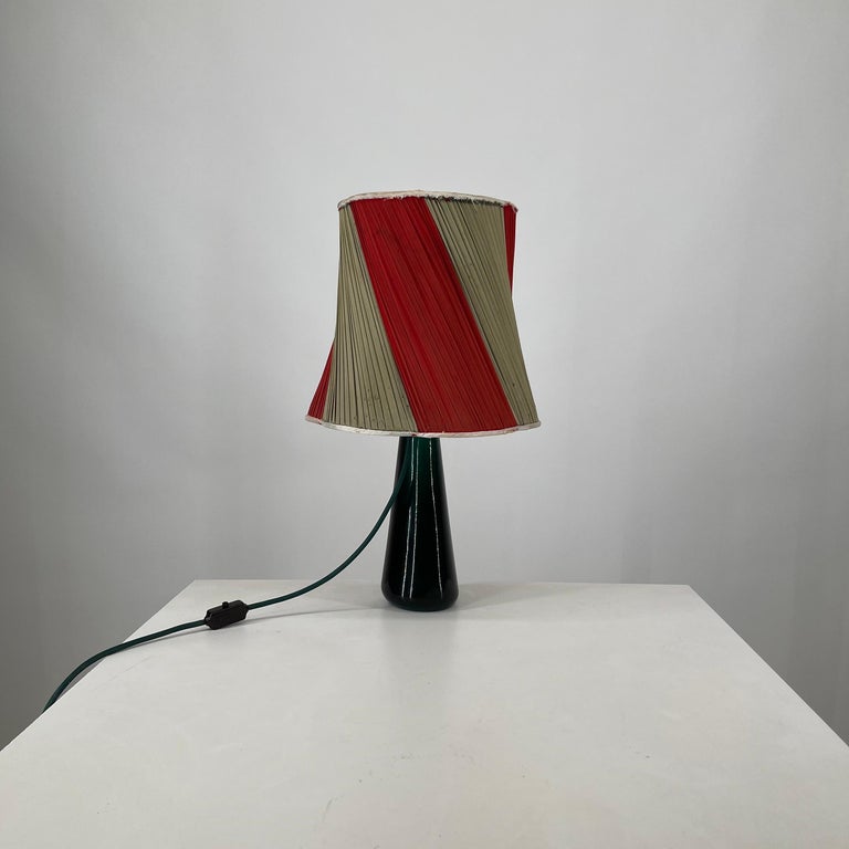 Fabric Venini Table Lamp, 1950s For Sale