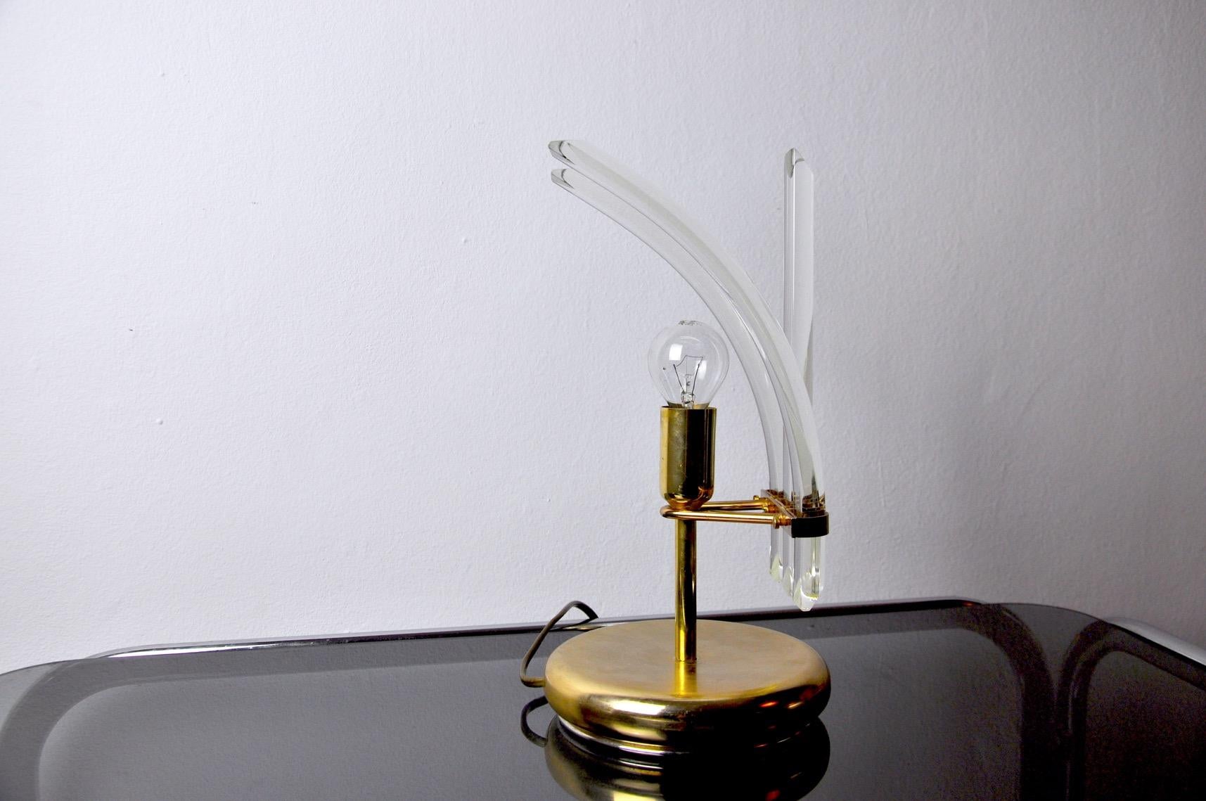 Venini Table Lamp, 1970, Italy In Good Condition For Sale In BARCELONA, ES