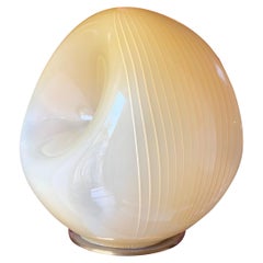 Lámpara de mesa Venini diseñada por Carlo Scarpa en cristal de Murano, 1940S