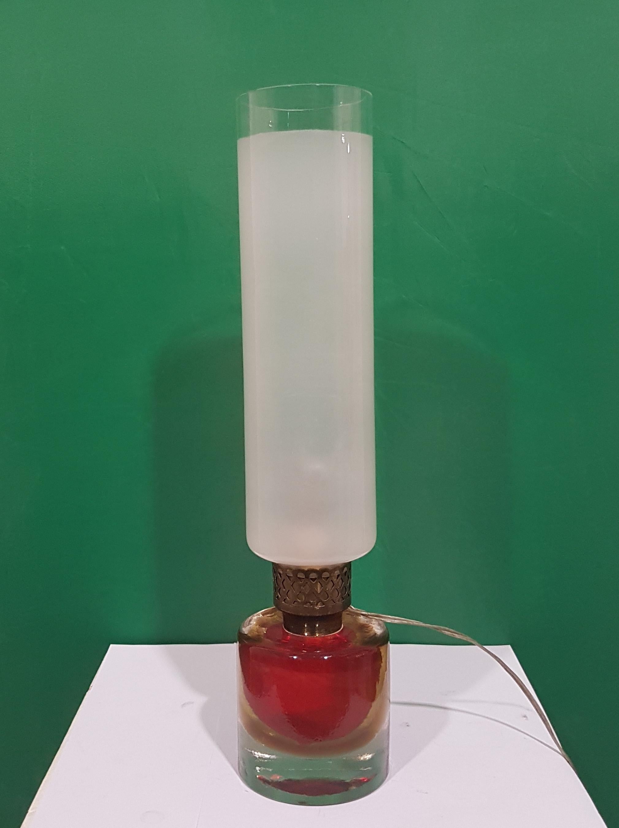 Murano Glass Venini Table Lamp