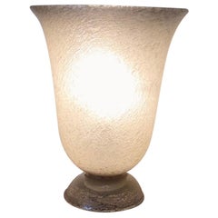 Lampada da tavolo Venini in vetro di Murano, 1930, Italia