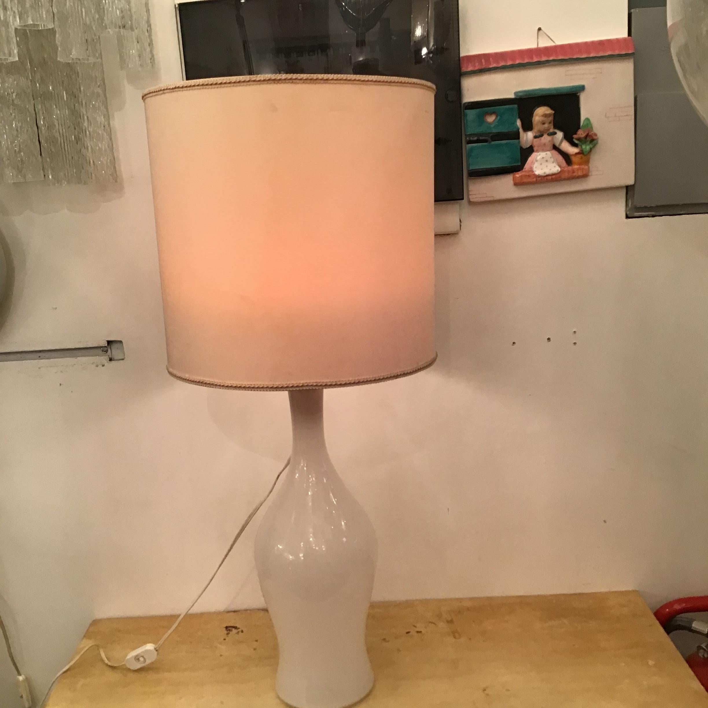 Lampada da tavolo Venini firmata Venini in vetro di Murano 1960 Italia in vendita 8