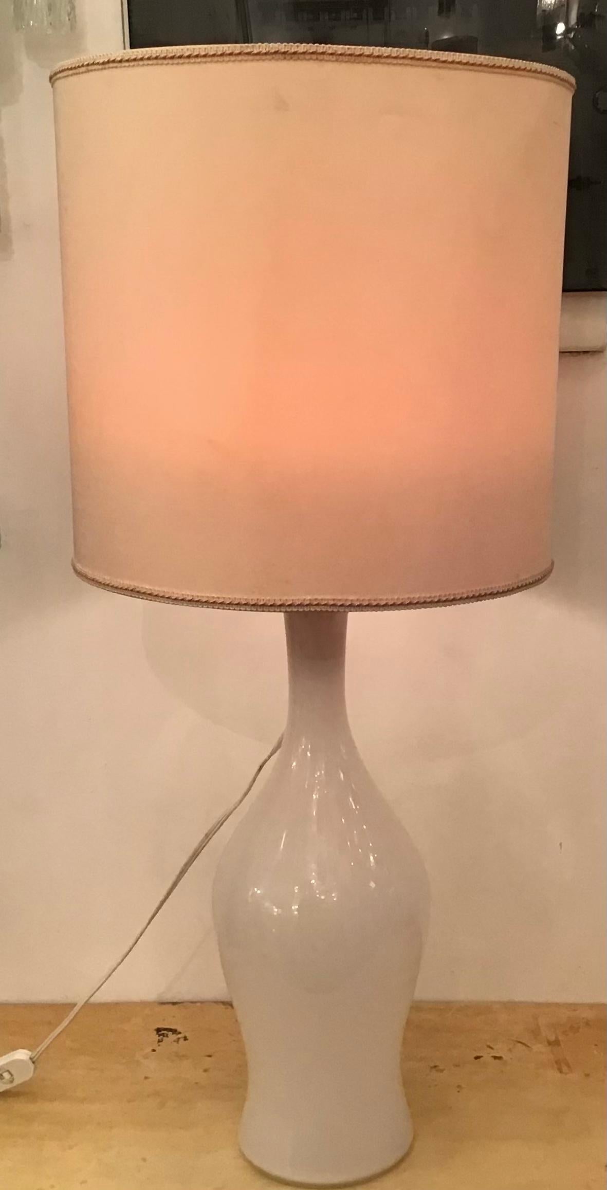 Venini Table Lamp Signed Venini Murano Glass 1960 Italy For Sale 3