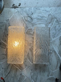 VENINI - TONI ZUCCHERI - Pair of wall sconces - MURANO - ITALY - 1960s