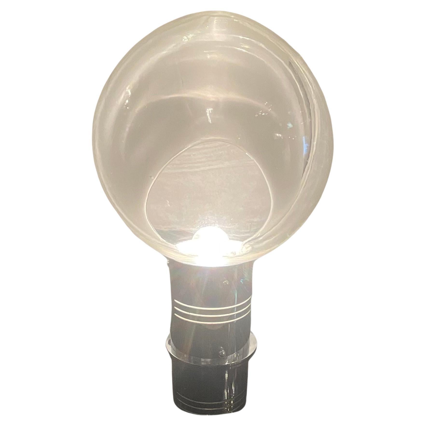VENINI - TONI ZUCCHERI - Mode table lamp. Membrane - Murano 1970