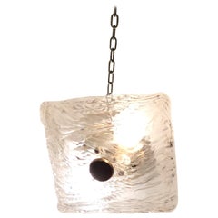 Venini “Toni Zuccheri “Sconces Murano Glass Brass, 1950, Italy