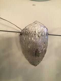 Venini “Toni Zuccheri” Sconces Murano Glass Brass, 1952, Italy