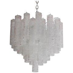 Venini "Tronchi" 40 Crystal Chandelier