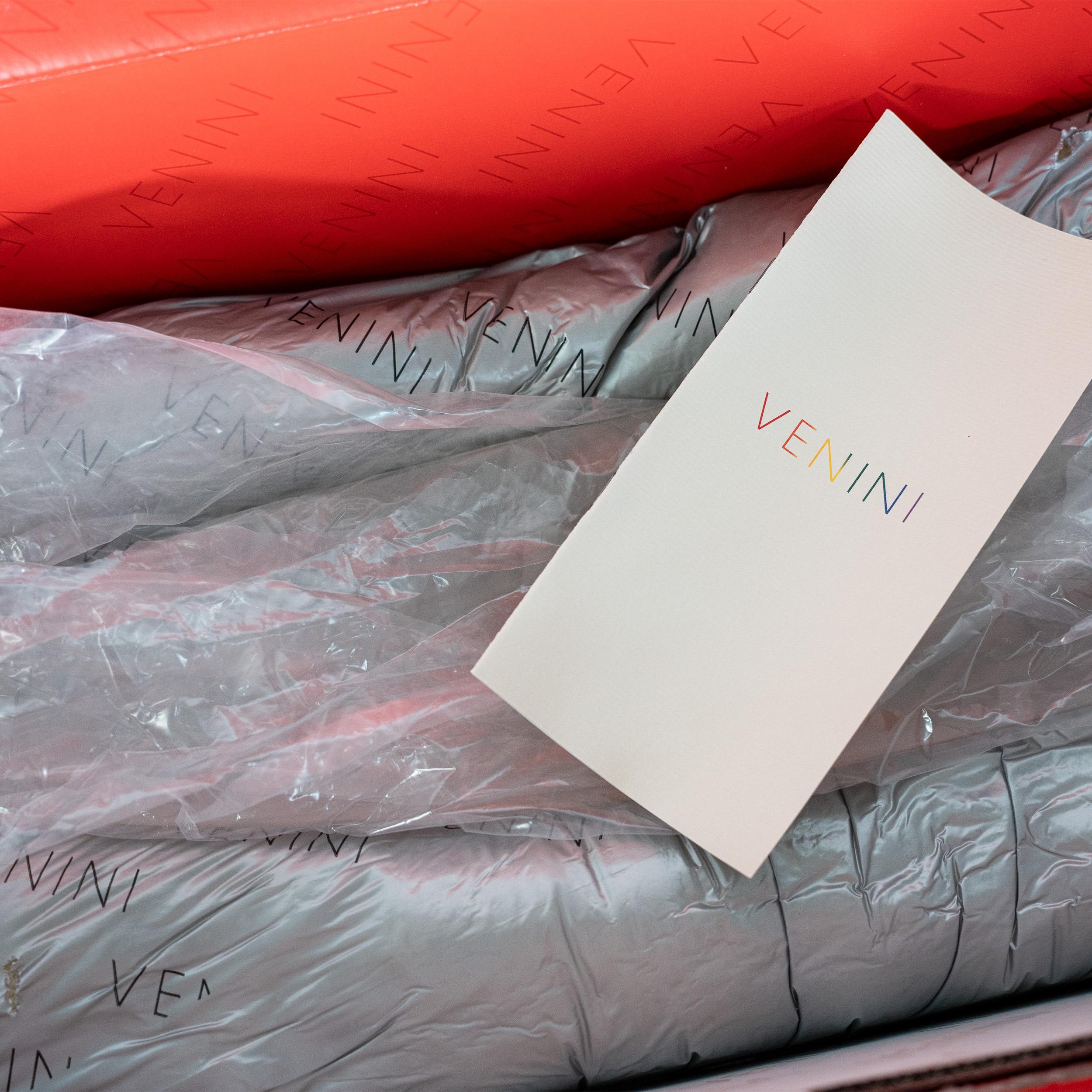 VENINI vaso Battuti Canoa rosa tenue in vetro di Murano Edizione numerata 32 Firmato 2005 in vendita 6