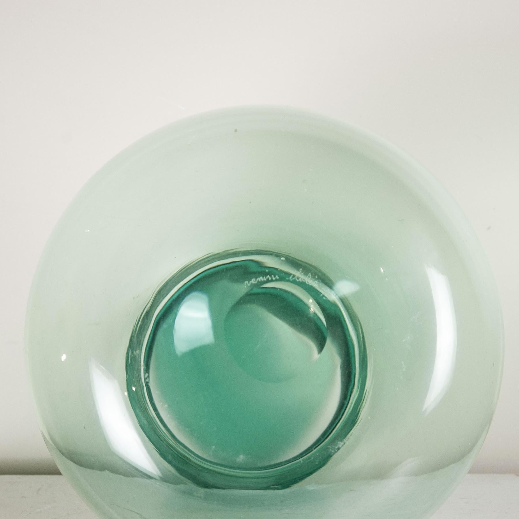 Murano Glass Venini vase Colletti series 70’s For Sale