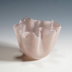 Venini Vase 'Fazzoletto Opalino', by Fulvio Bianconi, 1950s