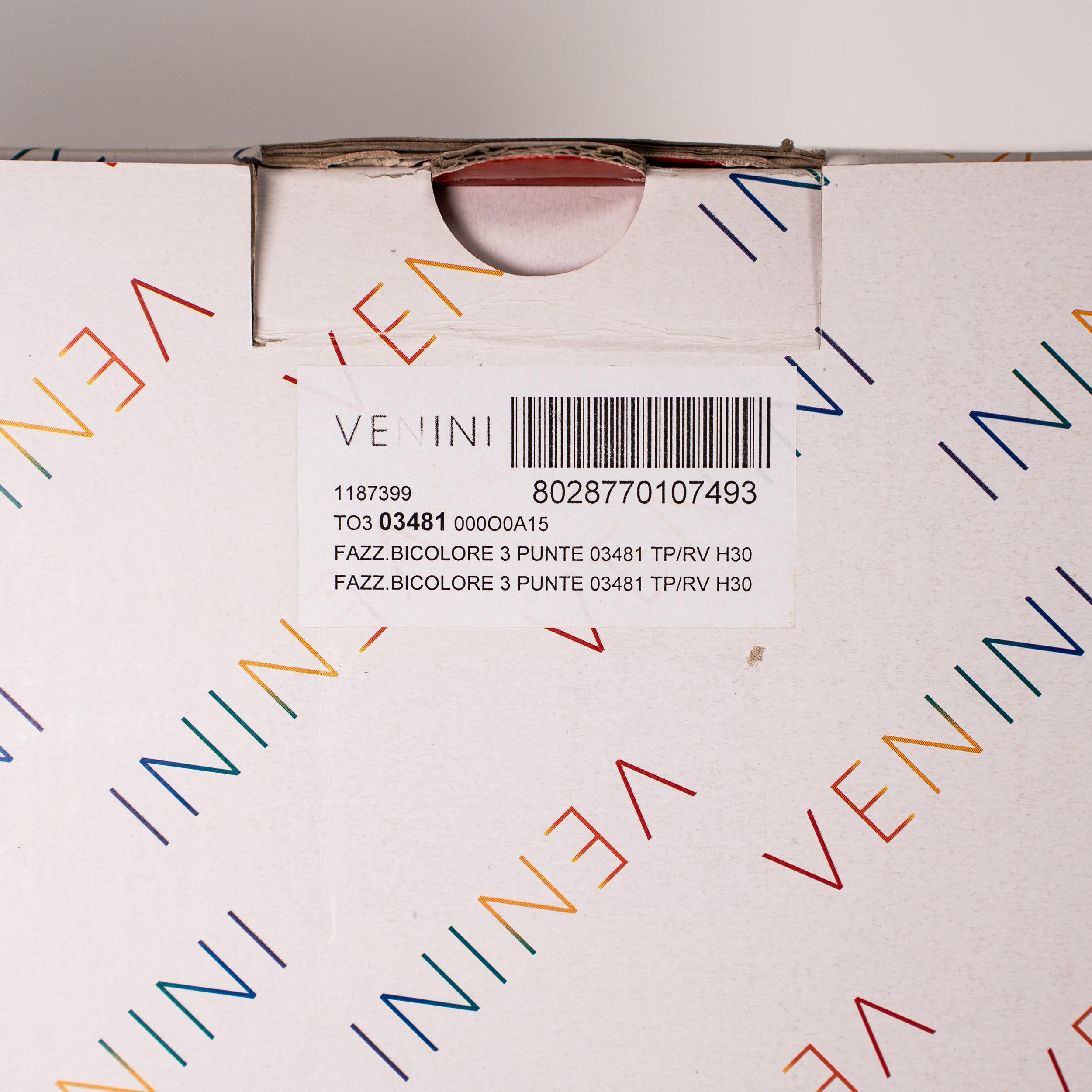 Venini vaso Fazzoletto Taupe Grey-Red in vetro di Murano, Edizione limitata 6/299, 2015 in vendita 1