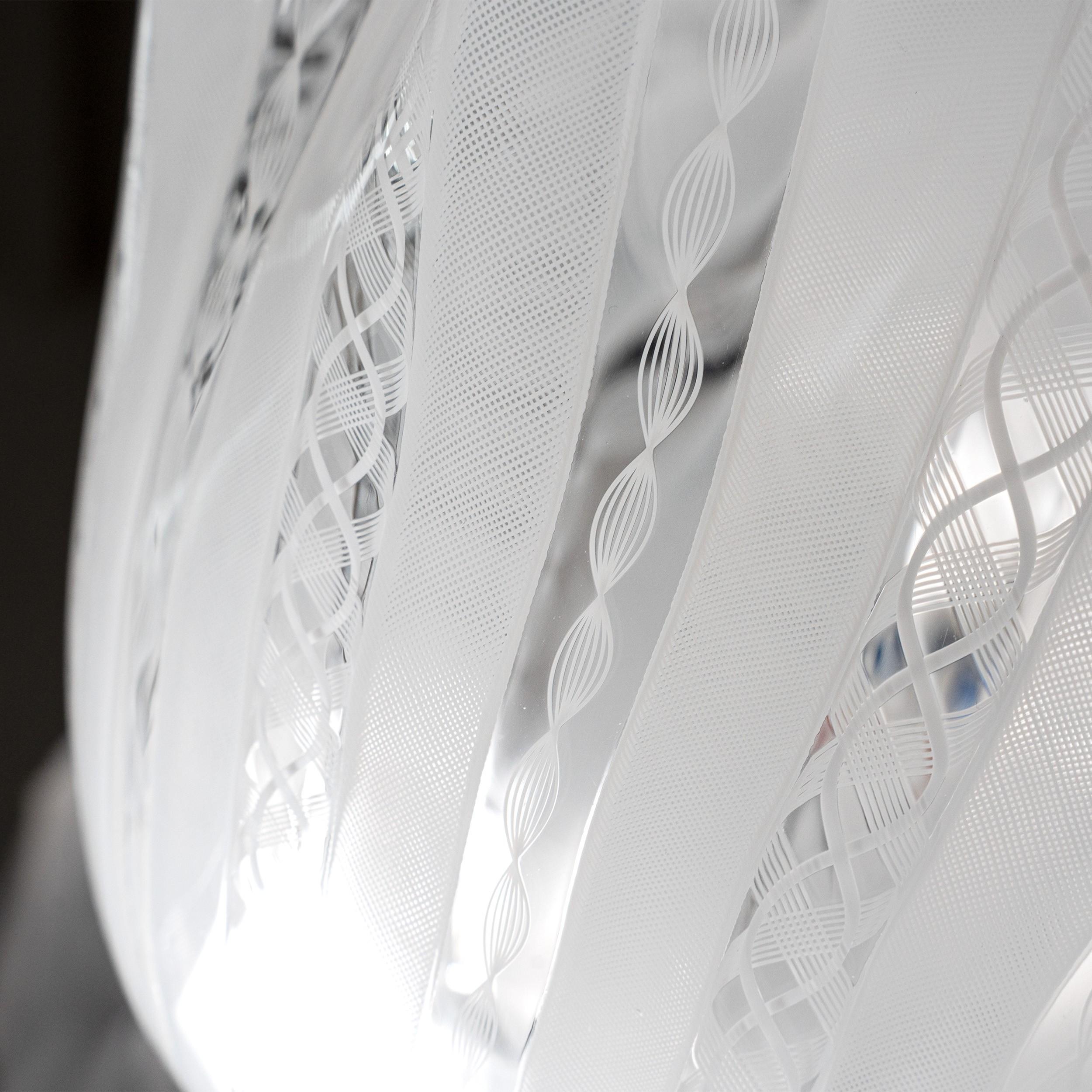 Vaso Venini Fazzoletto Zanfirico in vetro di Murano, firmato 2012, 90° Anniversario in vendita 1