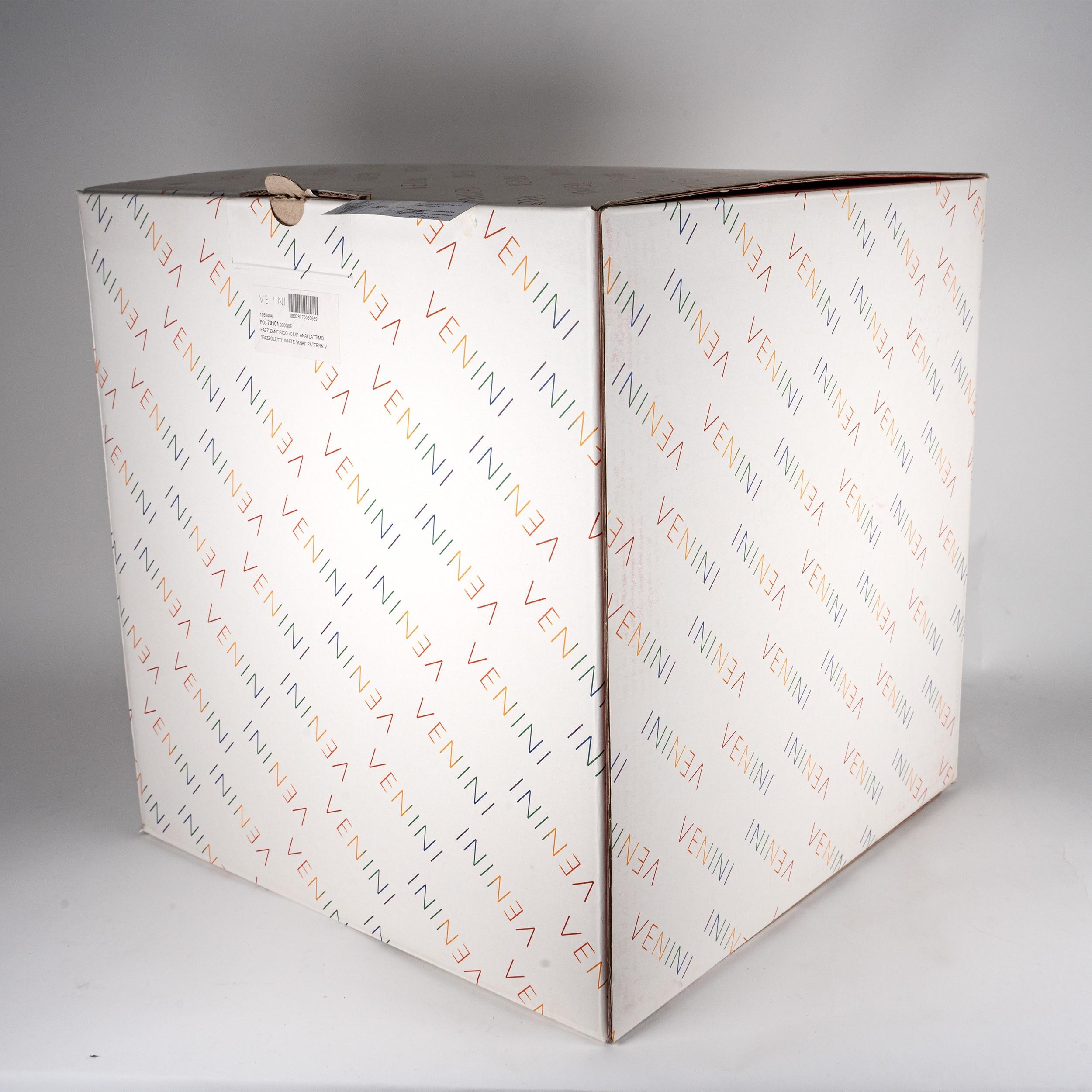 Vaso Venini Fazzoletto Zanfirico in vetro di Murano, firmato 2012, 90° Anniversario in vendita 2